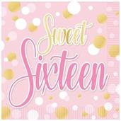 Sweet 16 Luncheon Napkins
