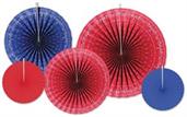 Bandana Accordion Paper Fans