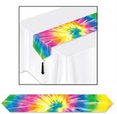 Printed Tie-Dyed Table Runner