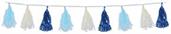 Metallic & Tissue Tassel Garland