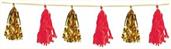 Metallic & Tissue Tassel Garland
