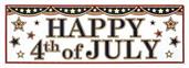 4th Of July Sign Banner