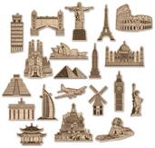 Around The World Cutouts