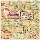 Around The World Luncheon Napkins