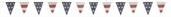 Americana Fabric Pennant Banner