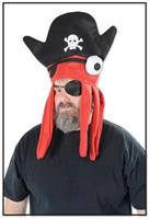 Felt Pirate Squid Hat