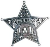 Metal Sheriff Badge