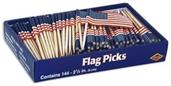 U S Flag Picks Counter Display
