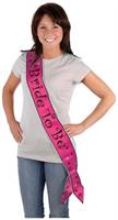 Bride To Be Satin Sash