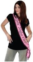 Girls' Night Out Satin Sash