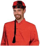 Mandarin Hat w/Braid