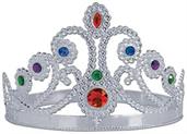 Plastic Jeweled Queen's Tiara