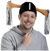 Plush Football Shaker Cap