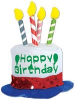 Happy Birthday Cake Hair Clip