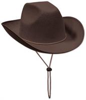 Brown Felt Cowboy Hat