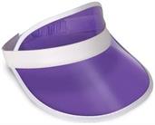 Clear Purple Plastic Dealer's Visor