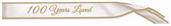 100 Years Loved Satin Sash