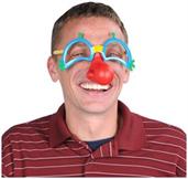 Clown Glasses w/Nose