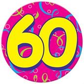 Jumbo "60" Button