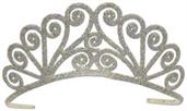 Glittered Metal Tiara