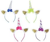 Glittered Unicorn Headbands