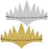 Glittered Laser Cut Tiaras