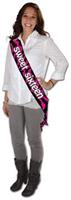 Sweet Sixteen Satin Sash
