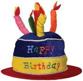 Plush Birthday Cake Hat