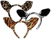 Soft-Touch Animal Print Ears