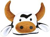 Plush Cow Head Hat