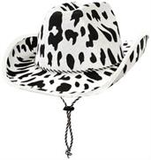 Cow Print Cowboy Hat