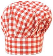Gingham Fabric Chef's Hat