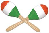 Red, White & Green Maracas