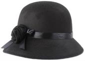 Felt Cloche Hat
