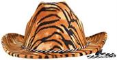 Tiger Print Cowboy Hat
