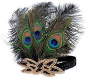 Flapper Peacock Headband