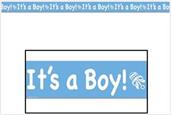 It's A Boy! Party Tape
