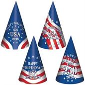 Pkgd Semiquincentennial Cone Hats