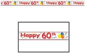 Happy "60th" Birthday Party Tape