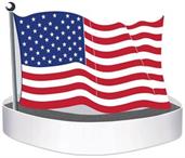 American Flag Headband