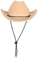 Tan Felt Cowboy Hat