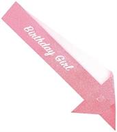Birthday Girl Glittered Sash