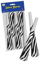 Pkgd Zebra Print Horns