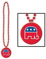 Beads w/Republican Medallion