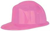 Pink Plastic Construction Helmet