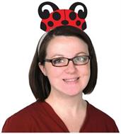 Printed Ladybug Tiaras