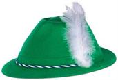 Green Velour Tyrolean Hat