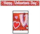 Met Happy Valentine's Day Fringe Banner