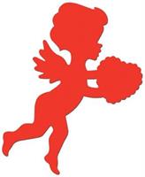 Printed Cupid Cutout