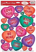 Candy Heart Clings